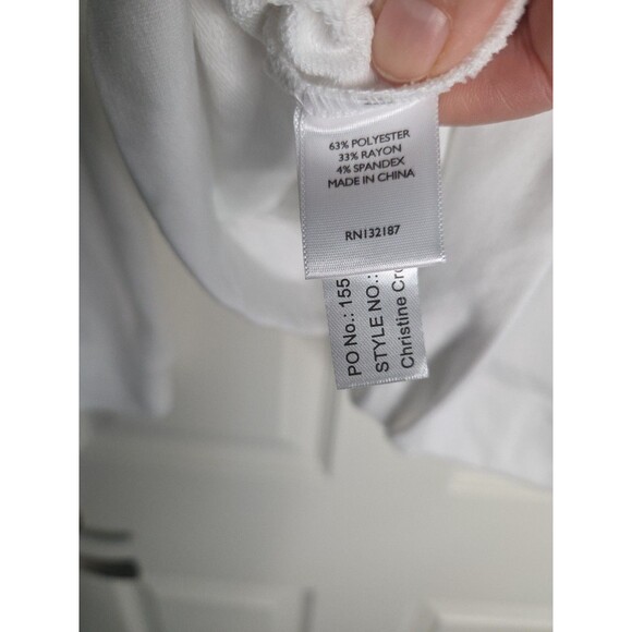 Indiana University Women White Hoodie Pullover Criss Cross Neckline Pockets Sz L - Picture 11 of 12